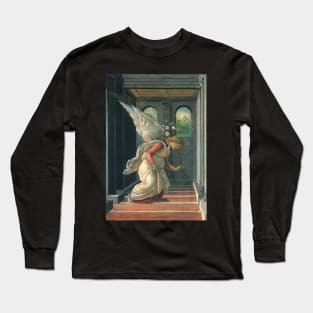 The Annunciation by Sandro Botticelli Long Sleeve T-Shirt